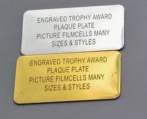 Engraved trophy award plaque - engraved,