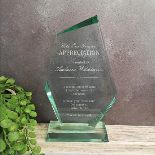 Personalised engraved glass - personalised,
