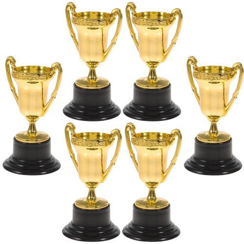 6pcs gold award trophy - , cup