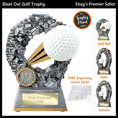 Golf ball trophy - golf, or