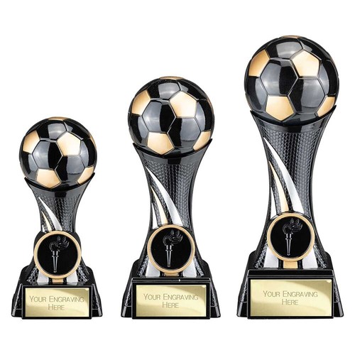 Football black strike trophy - football,
