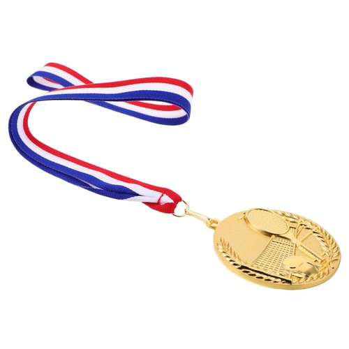 Durable golden tennis medals - tennis,