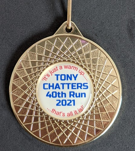 Personalised award medal - personalised,