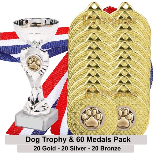 Dog trophy medals - dog,