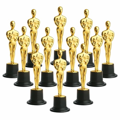 12pcs gold award - award, trophies