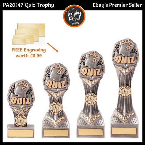 Quiz presentation trophy - quiz,