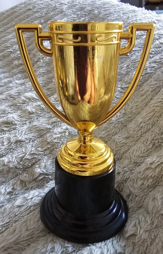 Mini gold award trophy - mini,