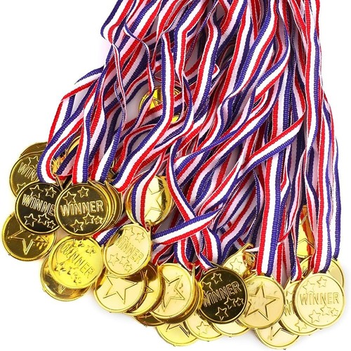 Plastic gold medals winner - plastic,
