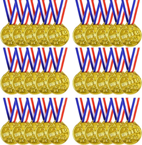 30pcs gold award medals - medals,
