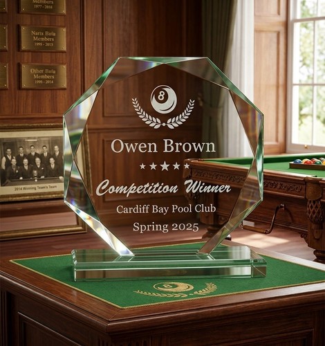 Personalised octagonal jade - personalised,