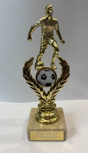 Player the match trophy - player, of