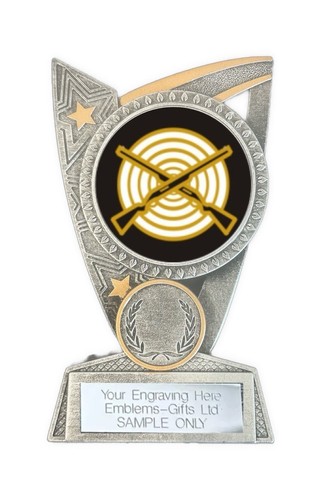 Rifle target shooting award - target,