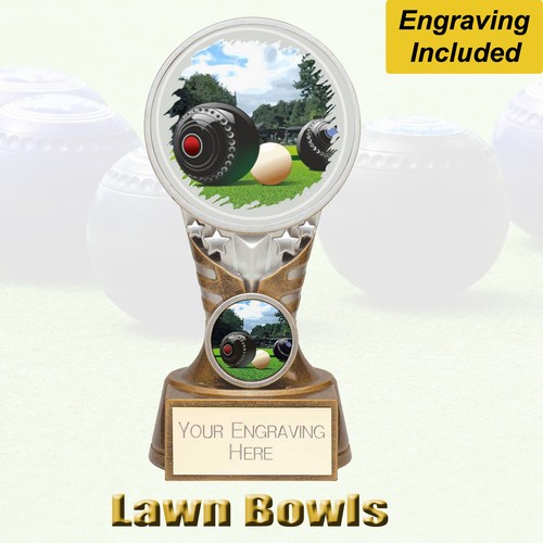 Lawn bowls trophy - lawn,