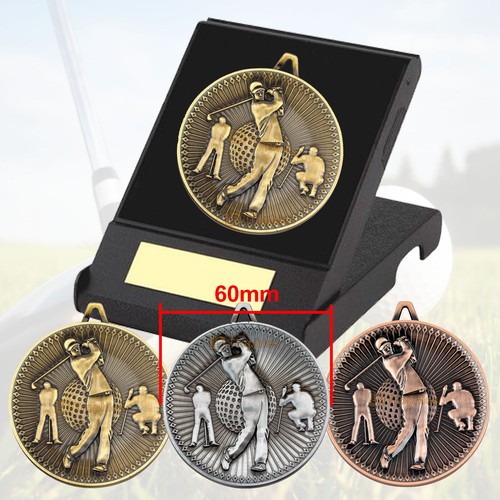 Golf medal presentation box - in,