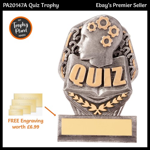 Quiz presentation plaque award - quiz,