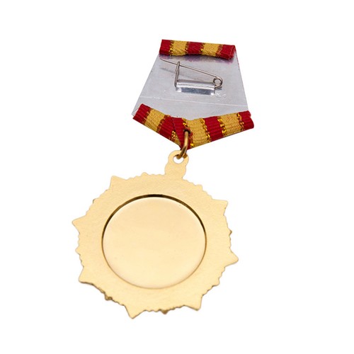 Durable golden alloy medal for - golden,