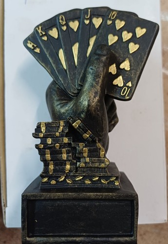 Poker trophies cards - trophies, awards