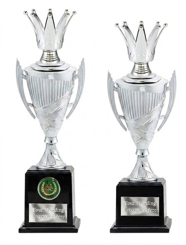 Personalised silver crown cup - crown,